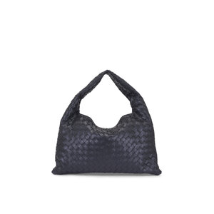 ショルダーバッグ・ポシェット Bottega Veneta Drop Small Hobo Bag In Intrecciato Nappa Bottega Veneta - Small Hop Black Intrecciato Leather Hobo Bag