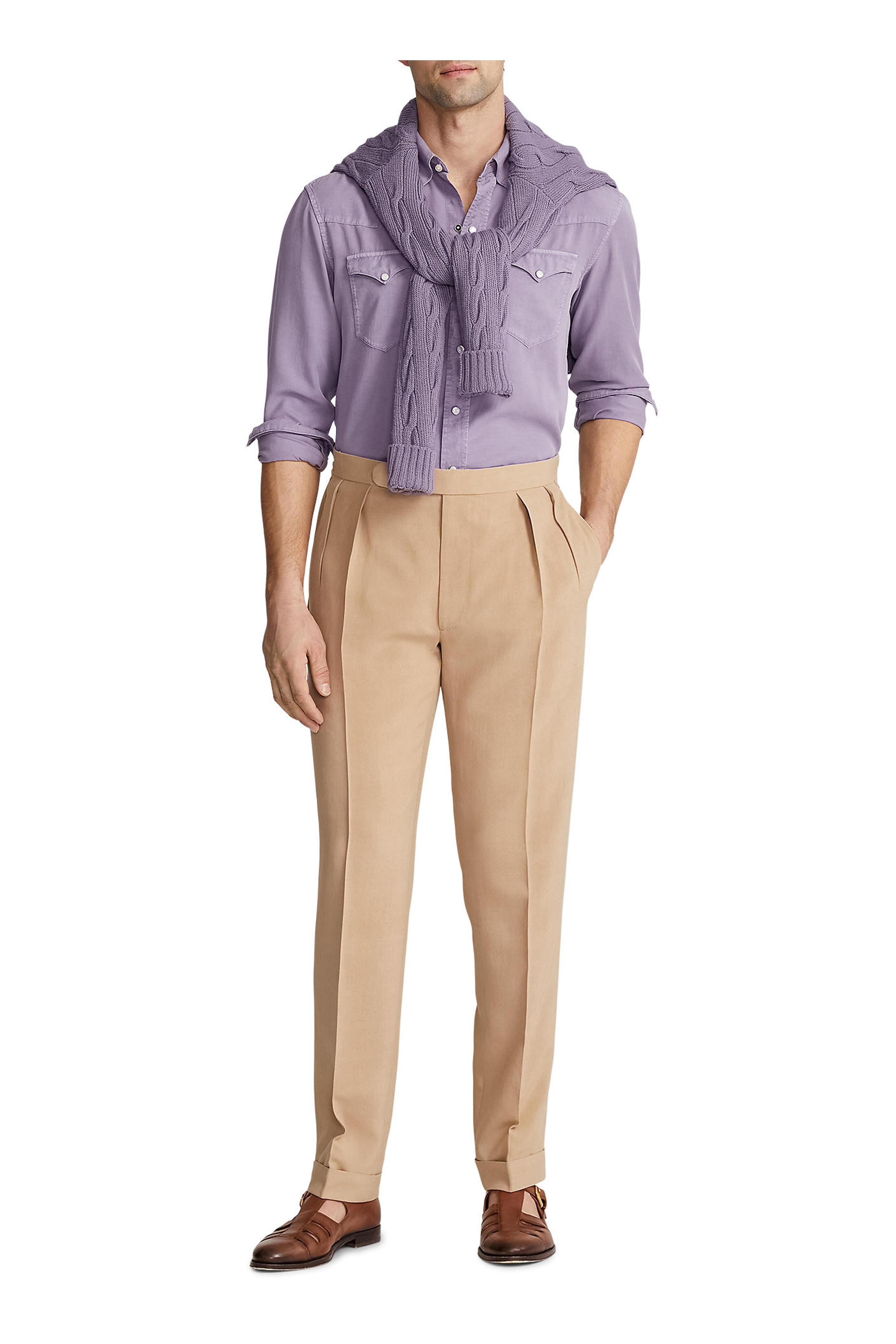 Ralph Lauren Purple Label - Wisteria Western Sport Shirt