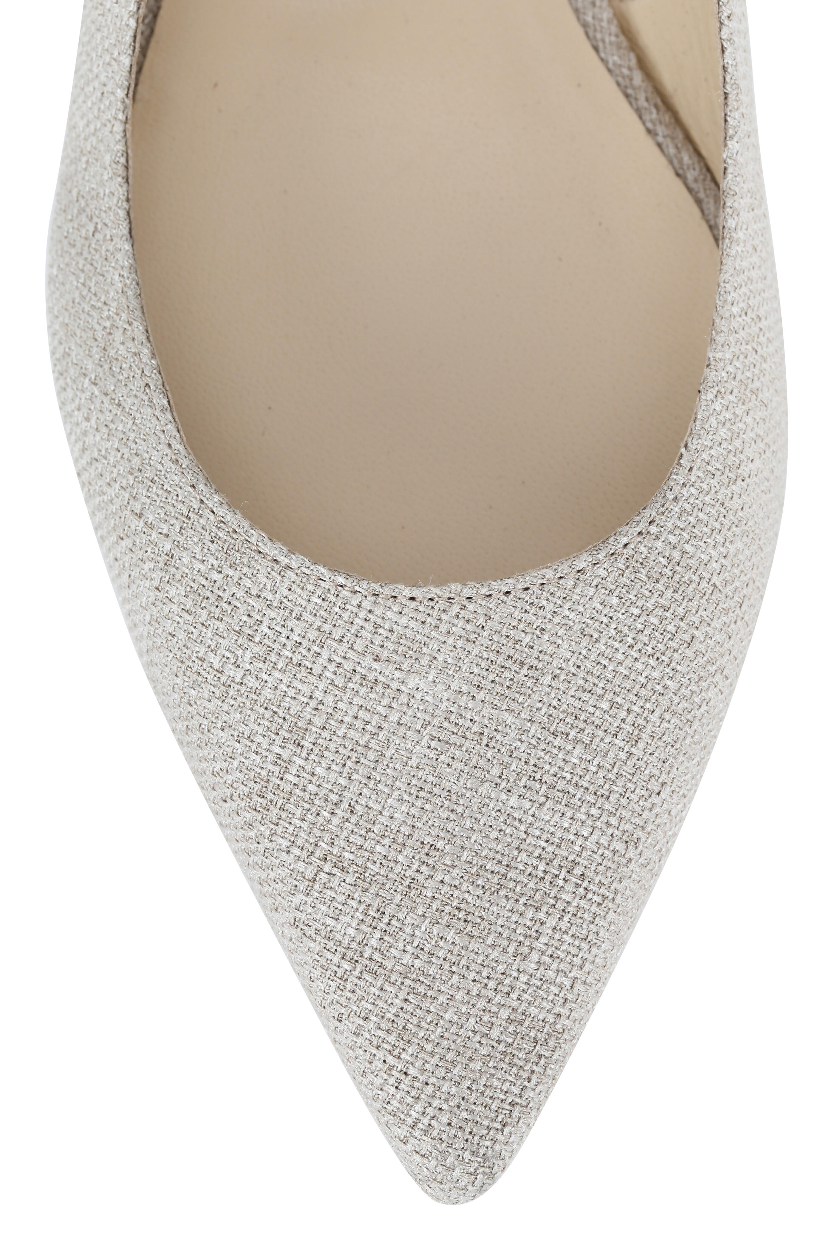 Jimmy Choo - Vanessa Chai Tweed Canvas Cross Front Tie Flat