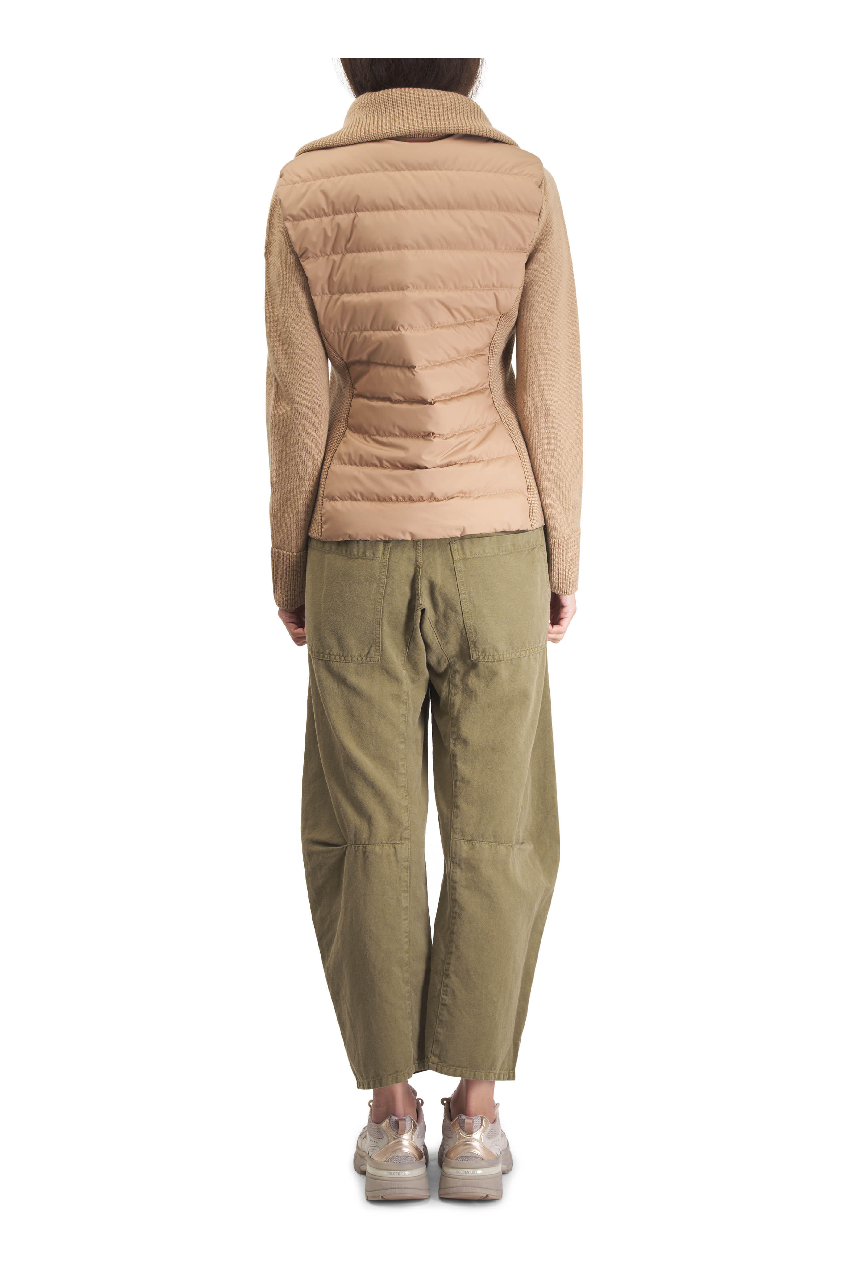 Nili Lotan - Shon Olive Green Curved Pant