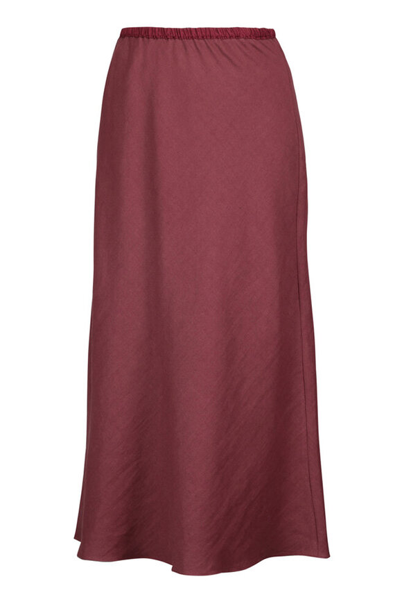 Peter Cohen Andorra Brown Bias Midi Skirt