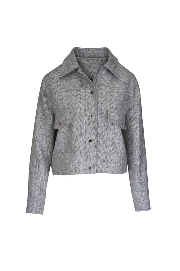 Antonelli Frangolino Gray Collared Jacket