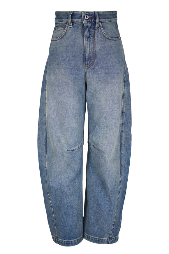 Loewe Washed Cotton Barrel Jean