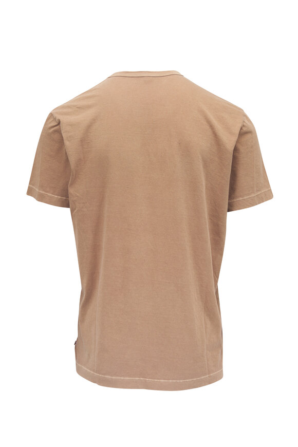 James Perse - Neutral Cotton Short Sleeve Crewneck T-Shirt