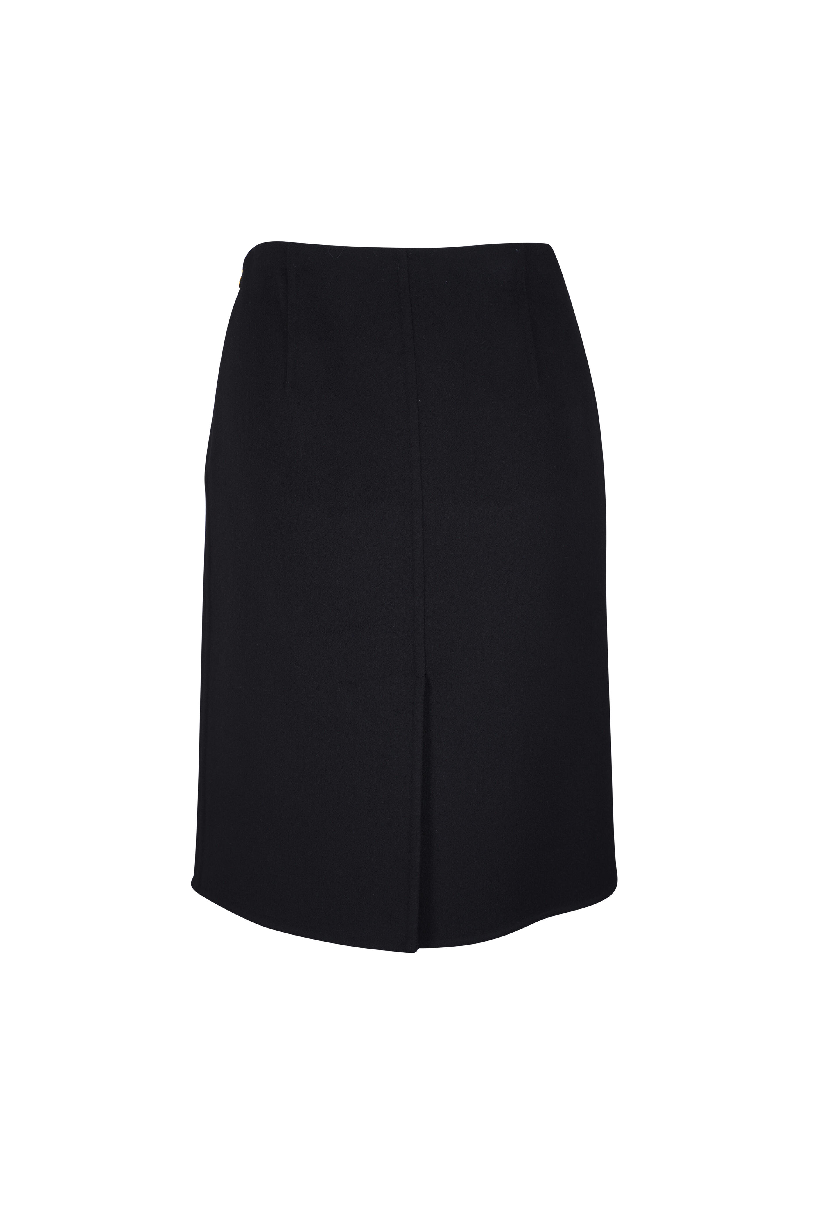 Loro Piana - Vivian Black Baby Cashmere Skirt