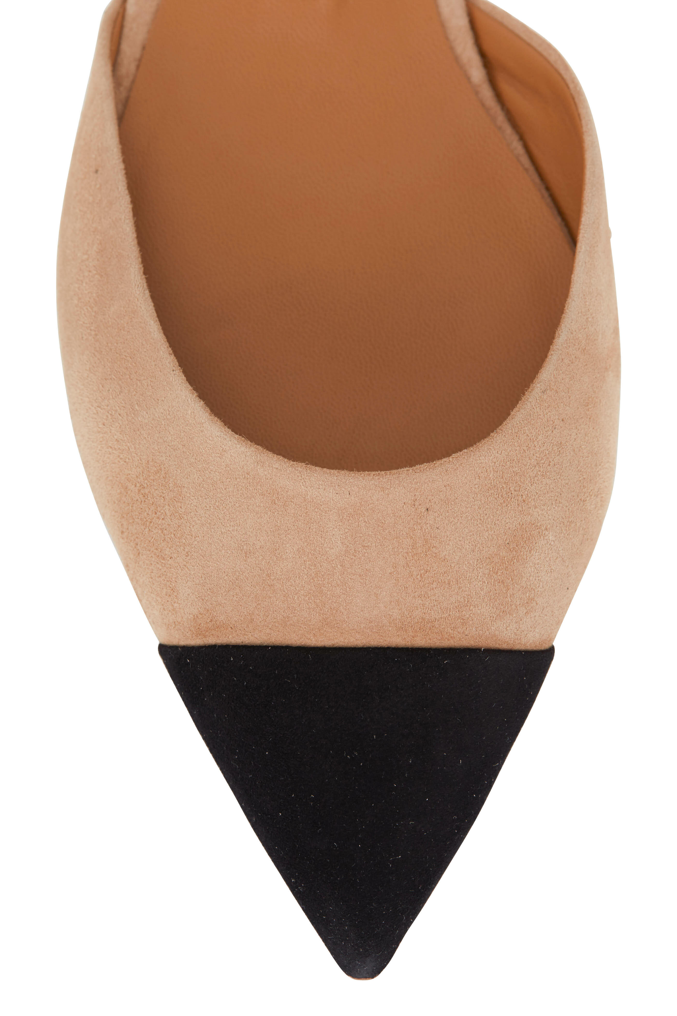 Veronica Beard - Leonie Fawn & Black Suede D'Orsay Flat