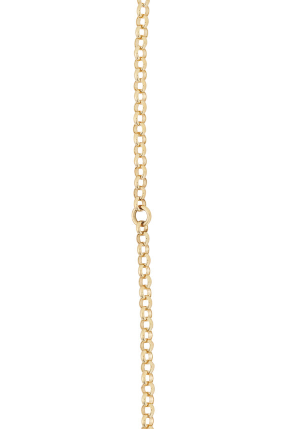 Foundrae 18k Yellow Gold Medium Belcher Chain Bracelet - view 2