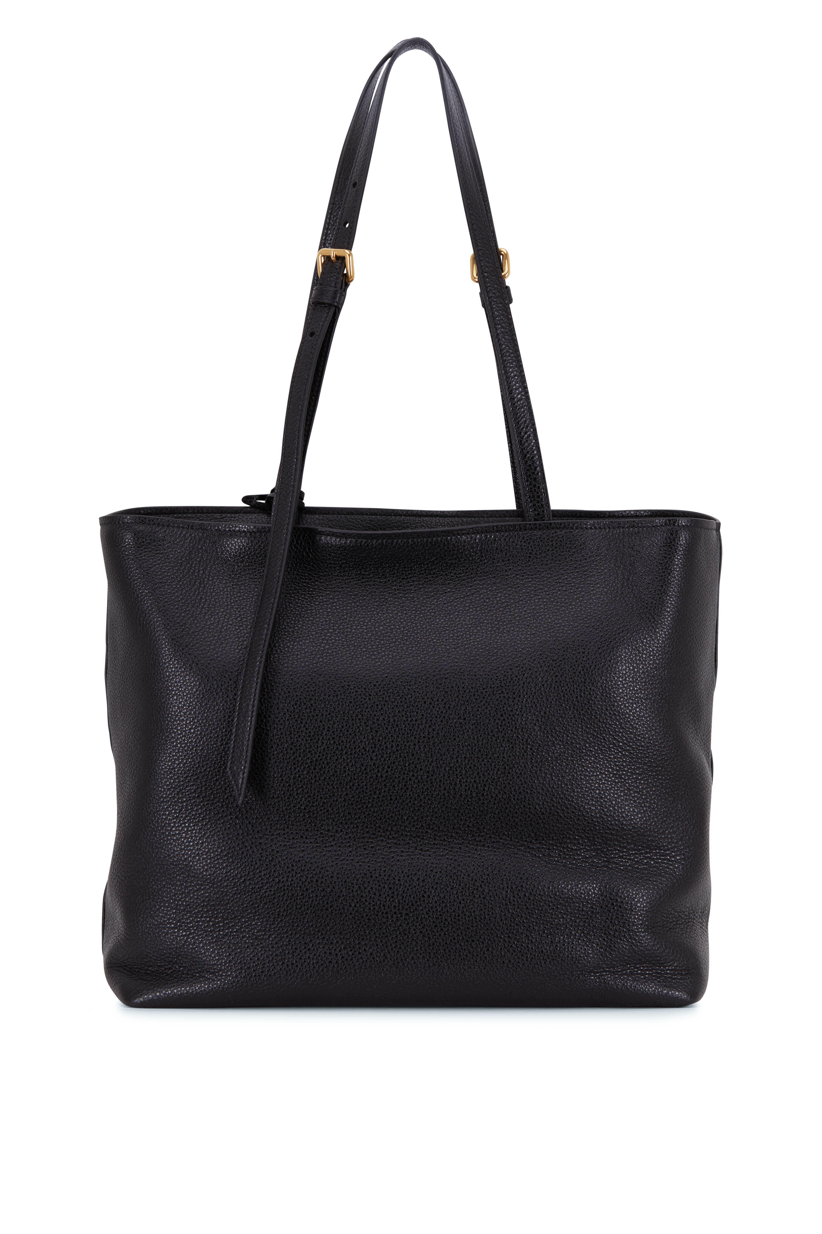 Prada - Black Leather Tote Bag