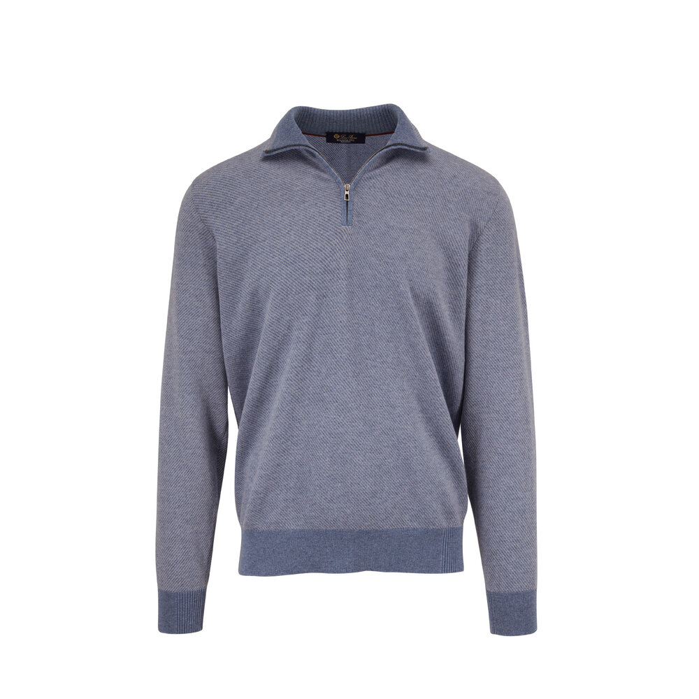 【Loro Piana】フード付きボンバーホーシースウェットシャツ Loro Piana】フード付きボンバーホーシースウェットシャツ Loro