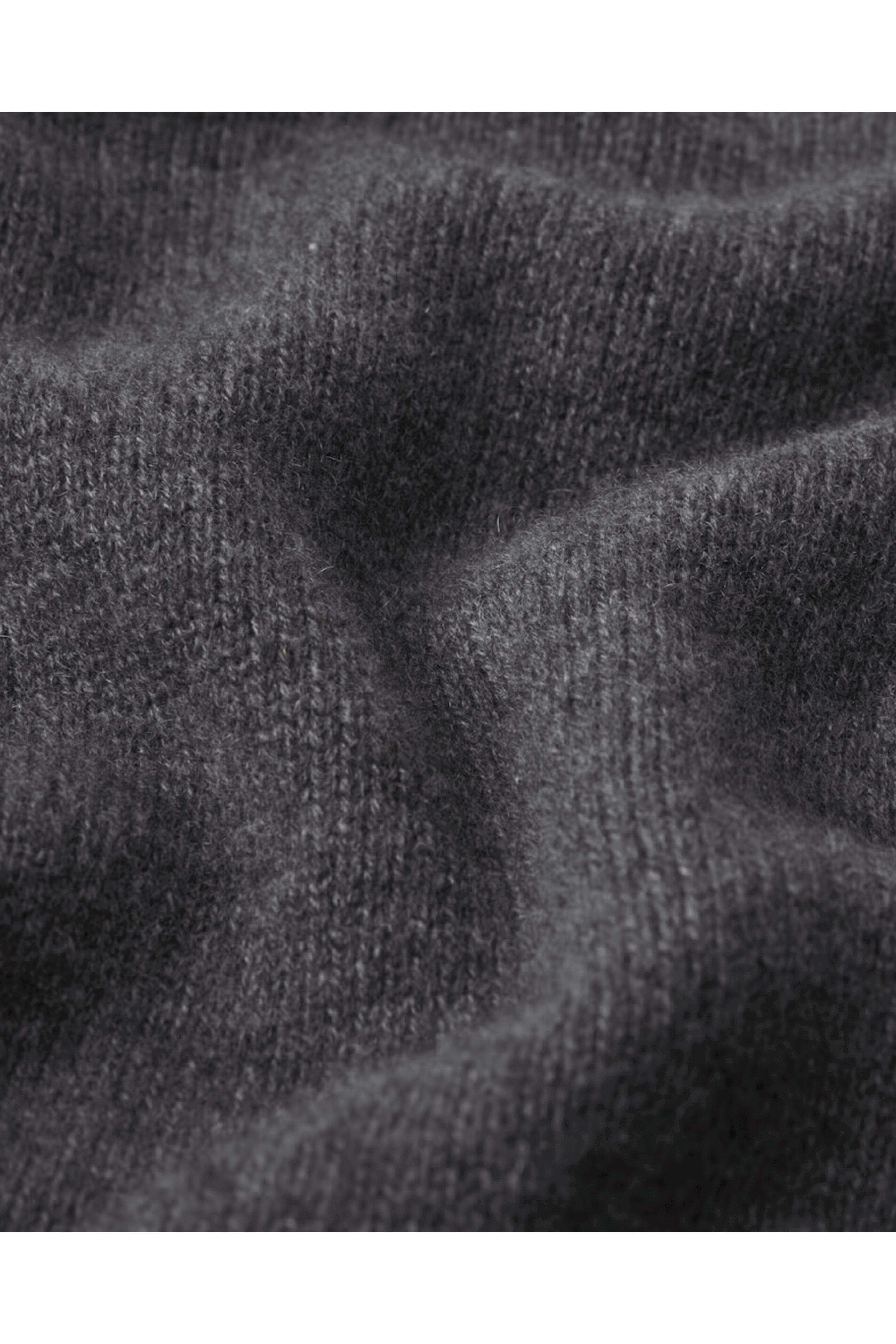 Frame - Dark Gris Heather Cashmere Gathered Sweater