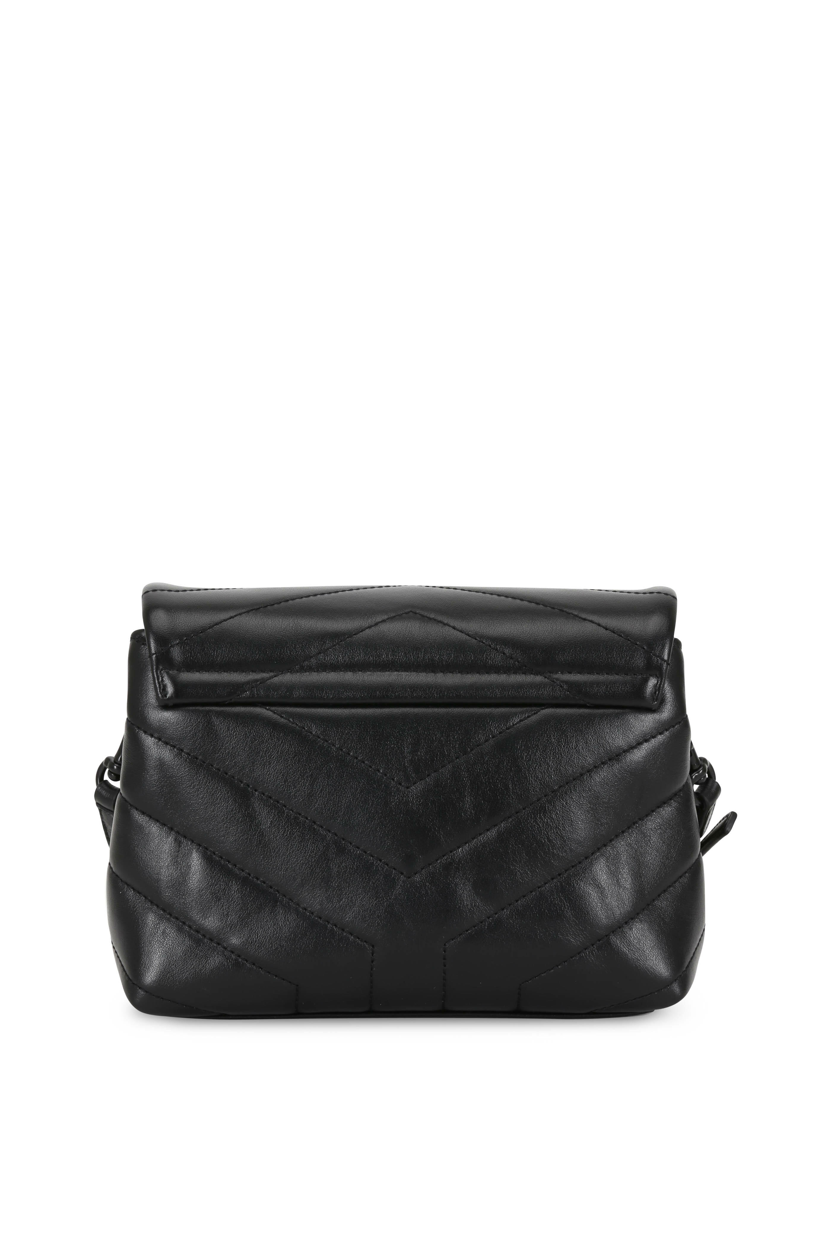 Green Loulou Toy quilted-leather cross-body bag, Saint Laurent