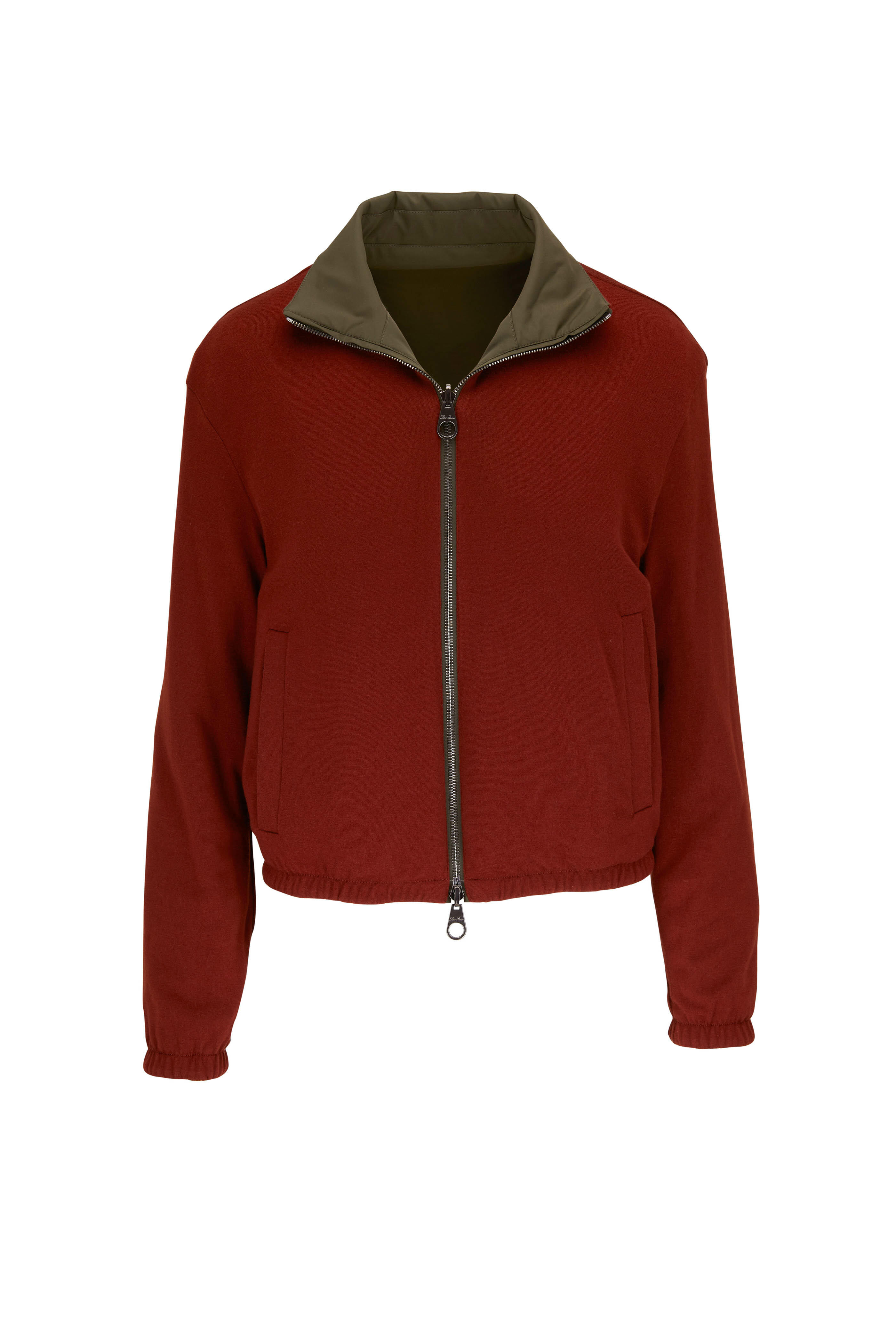 Loro Piana - Green Iconic Windmate Bomber | Mitchell Stores