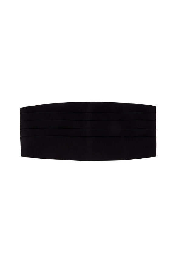 Dolce Punta Black Grosgrain Cummerbund Mitchell Stores