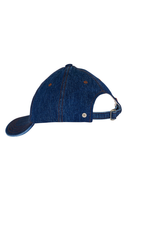 Loewe Blue Denim Baseball Cap - view 2