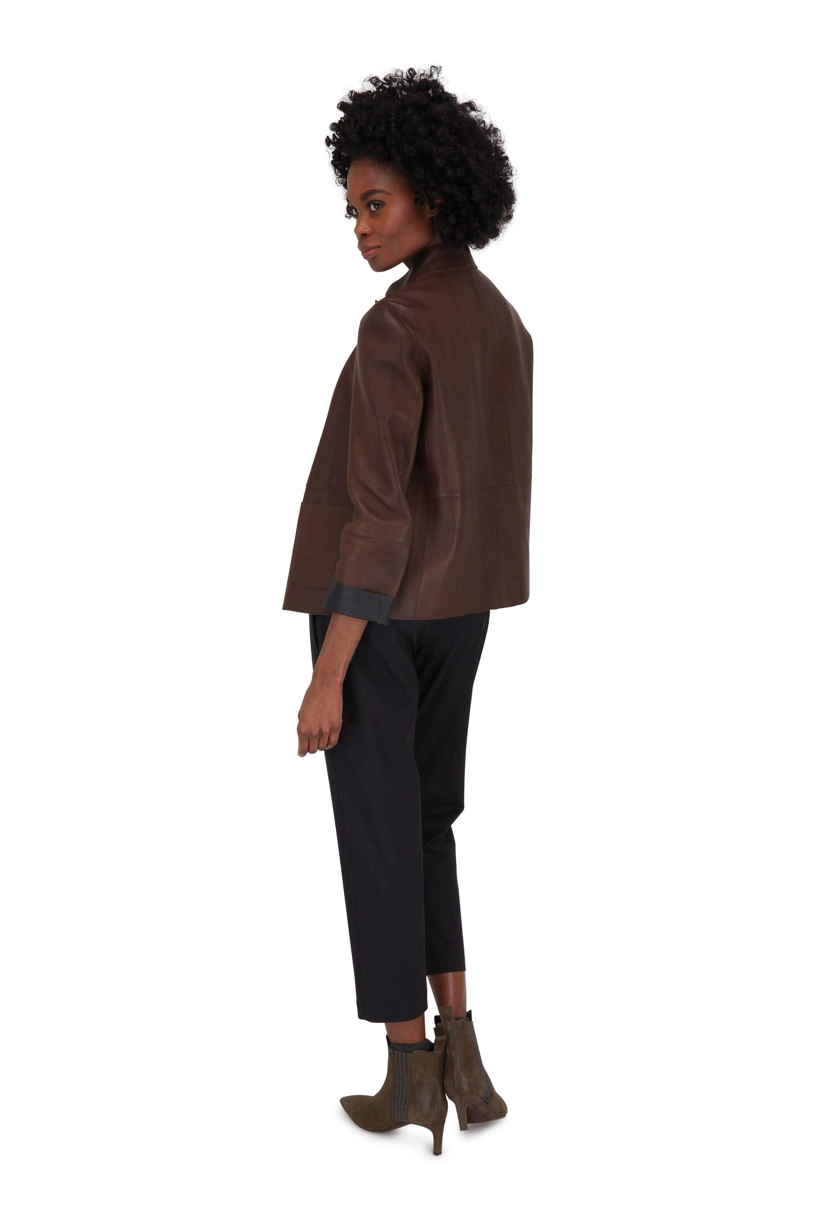 Brunello Cucinelli - Black Wool Monili Trim Jumpsuit