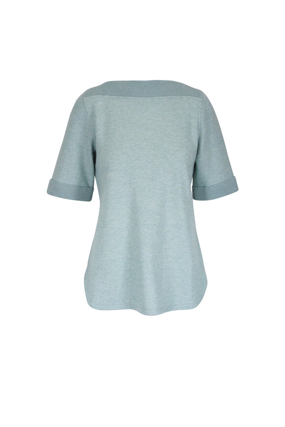 Loro Piana Novalis Bodro Green Tou Cashmere T-Shirt