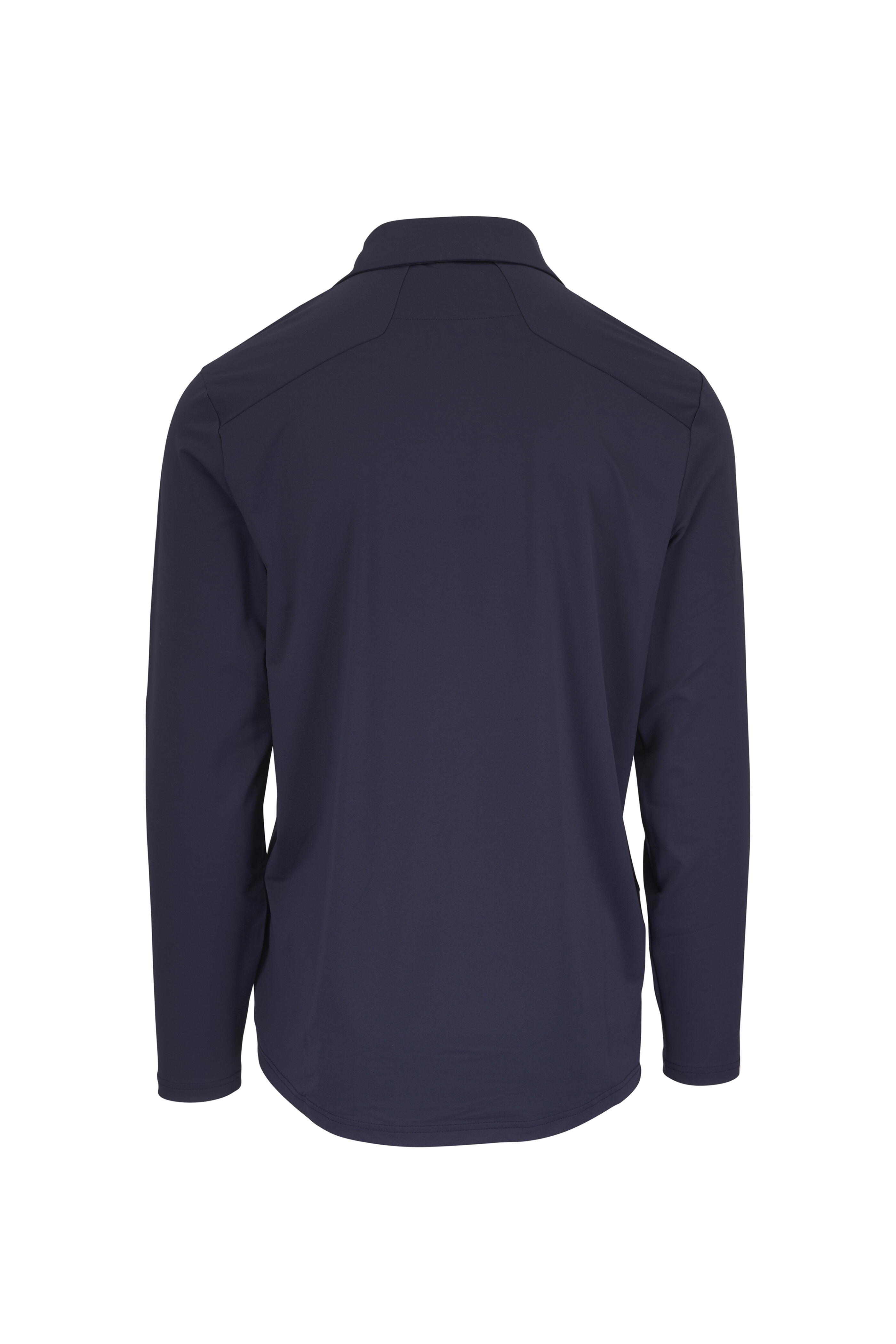 RLX Ralph Lauren - Navy Blue Long Sleeve Jersey Polo - view 3