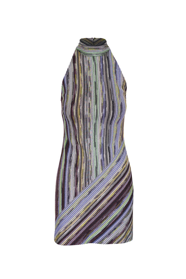 Missoni - Black & Silver Zig-Zag Mini Dress | Mitchell Stores