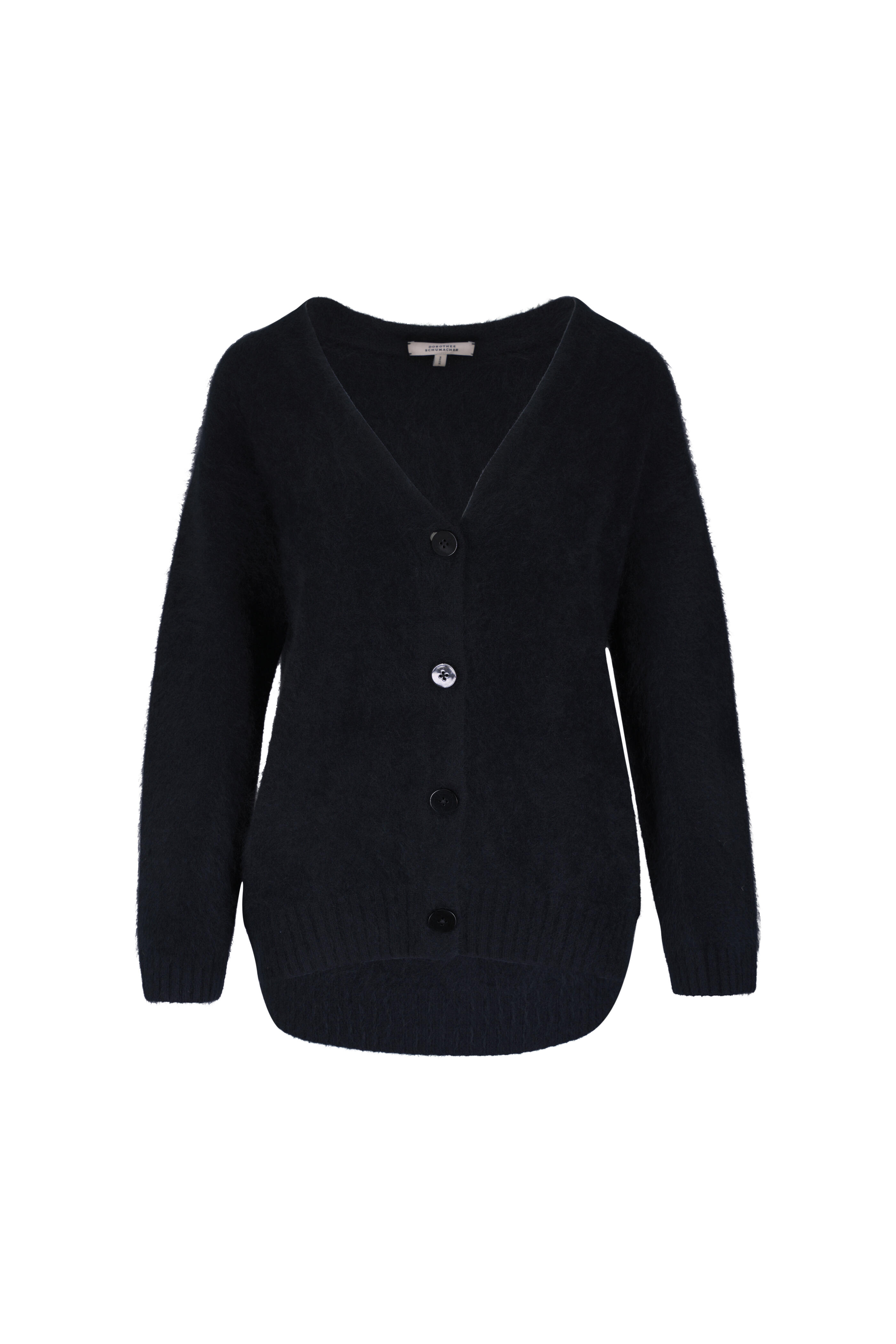 Dorothee Schumacher - Fluffy Statement Black Cardigan