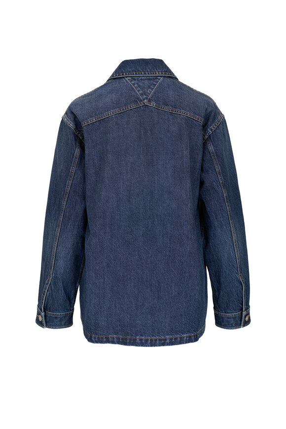 Bottega Veneta - Original Mid Blue Medium Wash Denim Jacket 