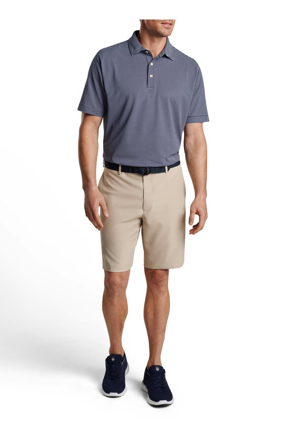 Peter Millar Salem Khaki Twill Performance Shorts - view 2