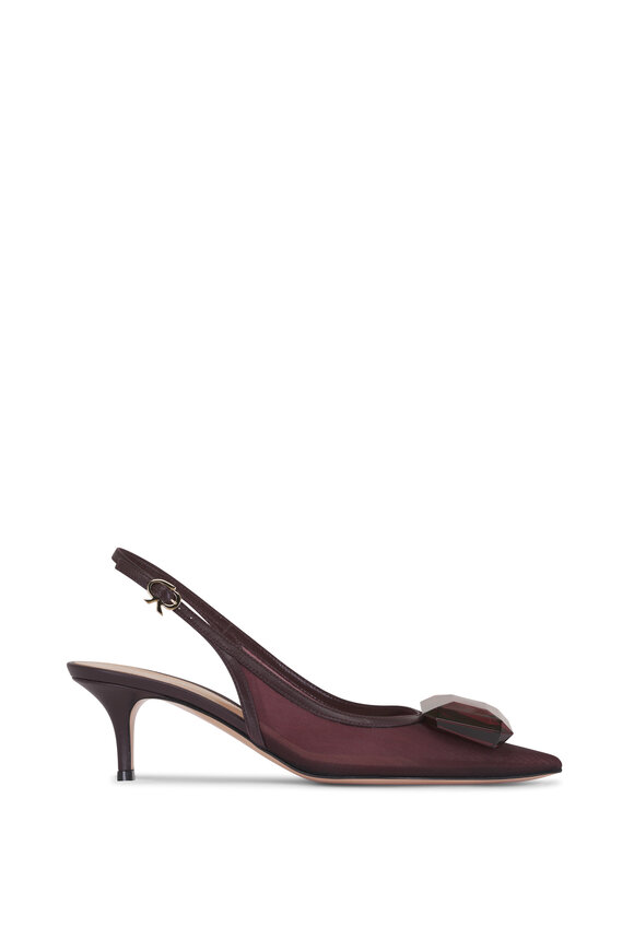 Gianvito Rossi Rete Royal Slingback Pump - view 3