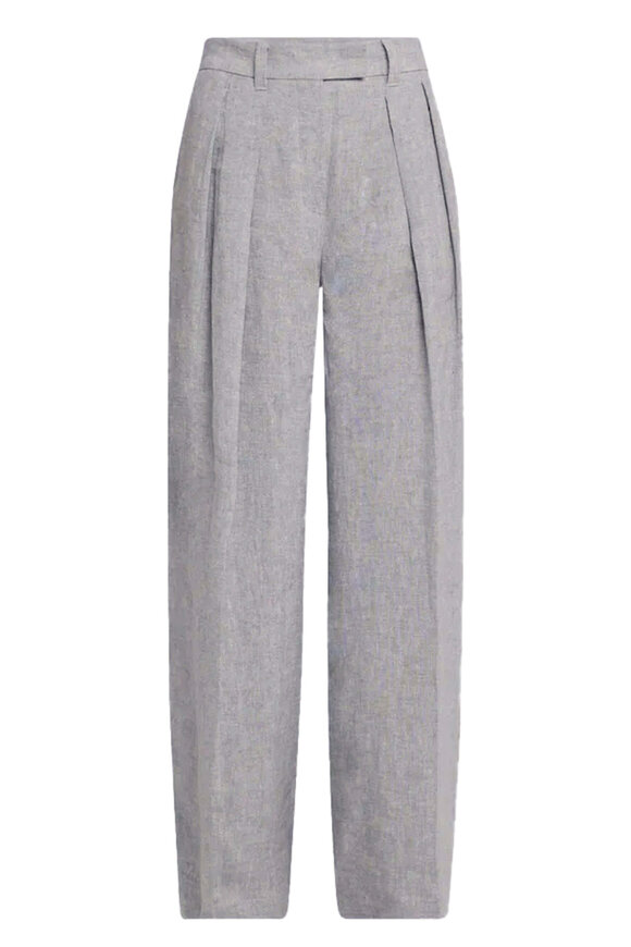 パンツ BRUNELLO CUCINELLI Woman Pants Grey 1 MD588P8632 C032 Brunello Cucinelli Monili Pants Grey