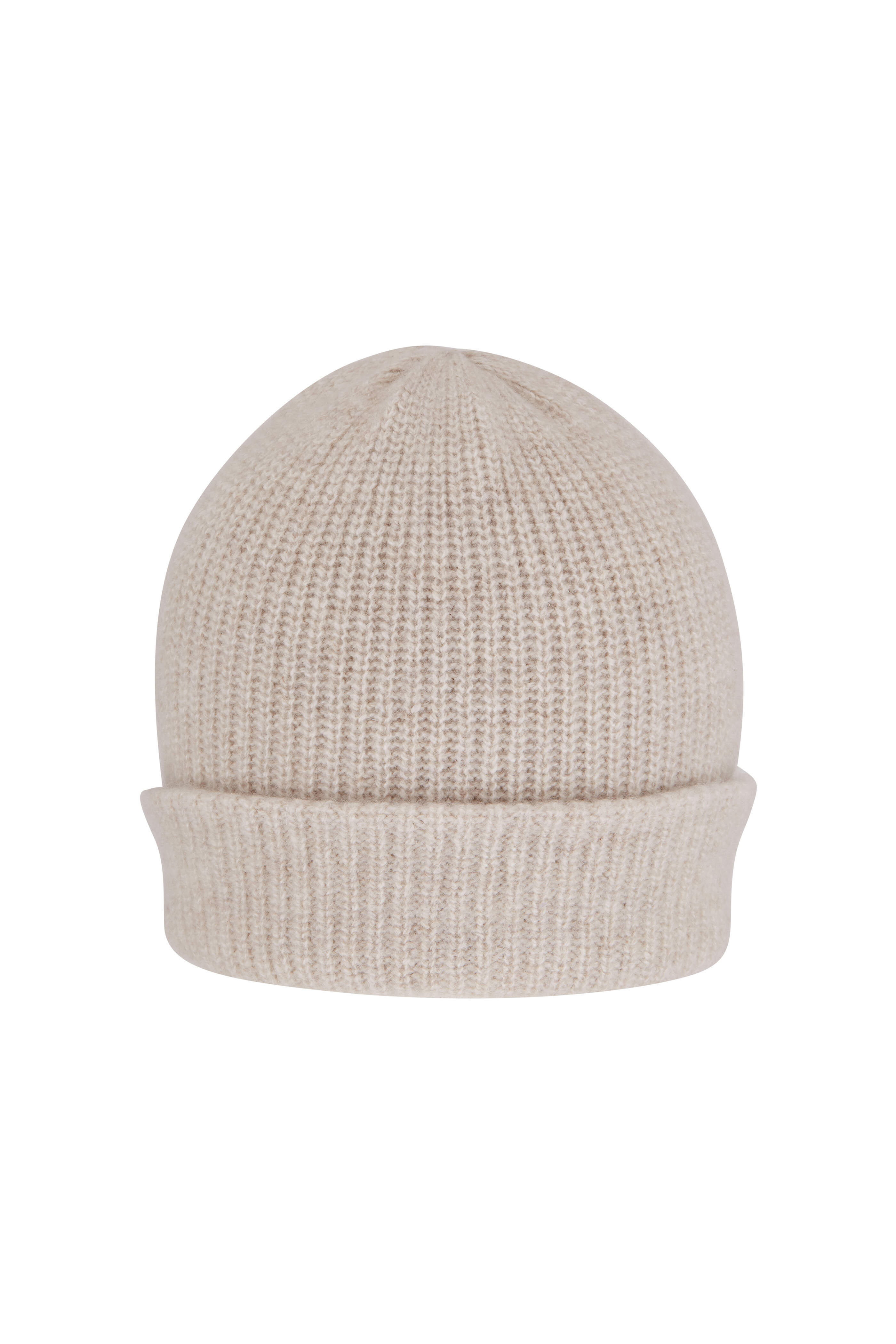 The Elder Statesman - Watchman White Cashmere Beanie