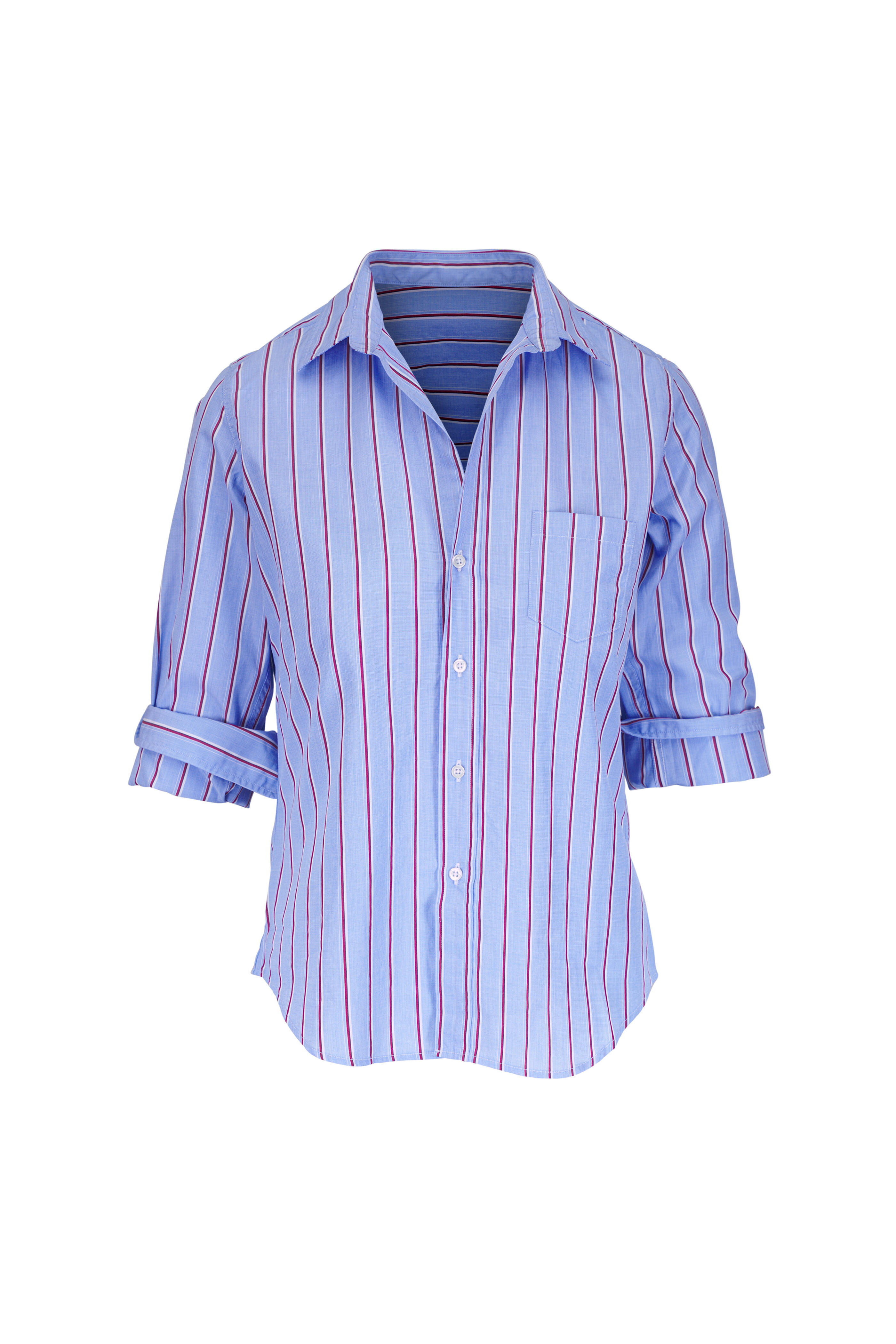 Frank & Eileen - Barry Multicolor Stripe Tailored Button-Up Shirt
