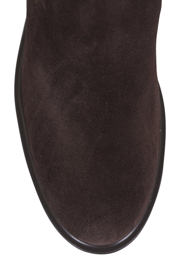 Ron White Posie Chocolate Suede Inside Zip Boot, 25mm - view 4