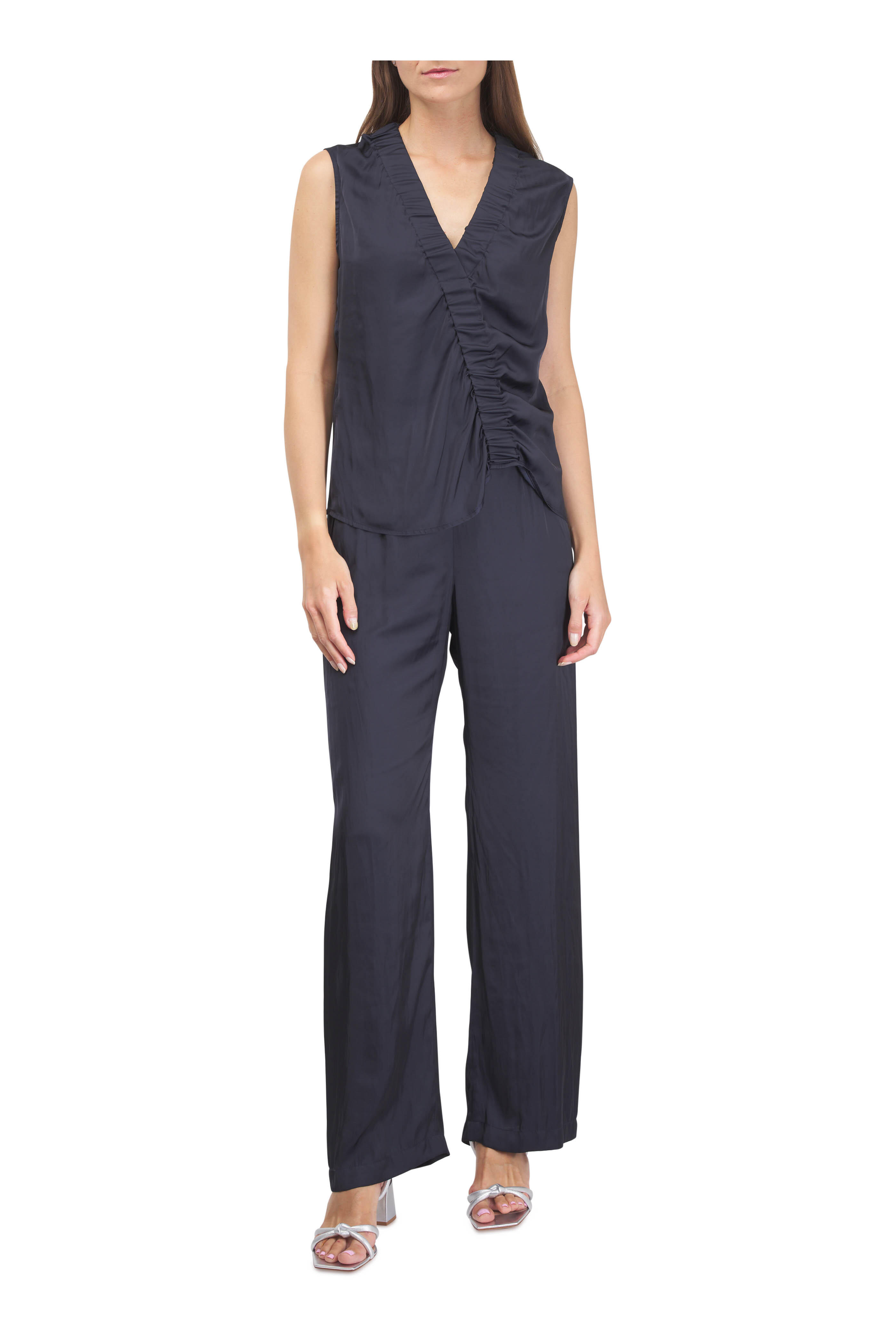 Zero + Maria Cornejo - Elise Ink Blue Top