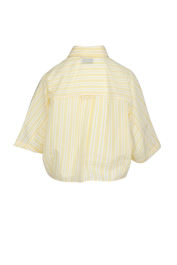 Agolde Merrin Lemon Button-Up Shirt - view 2