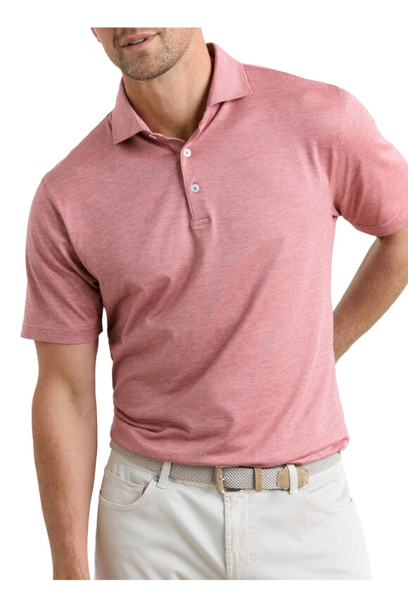 Peter Millar Excursionist Scarlet Stripe Polo - view 2