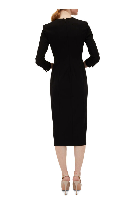 Giorgio Armani - Black Stitch Jersey Dress 