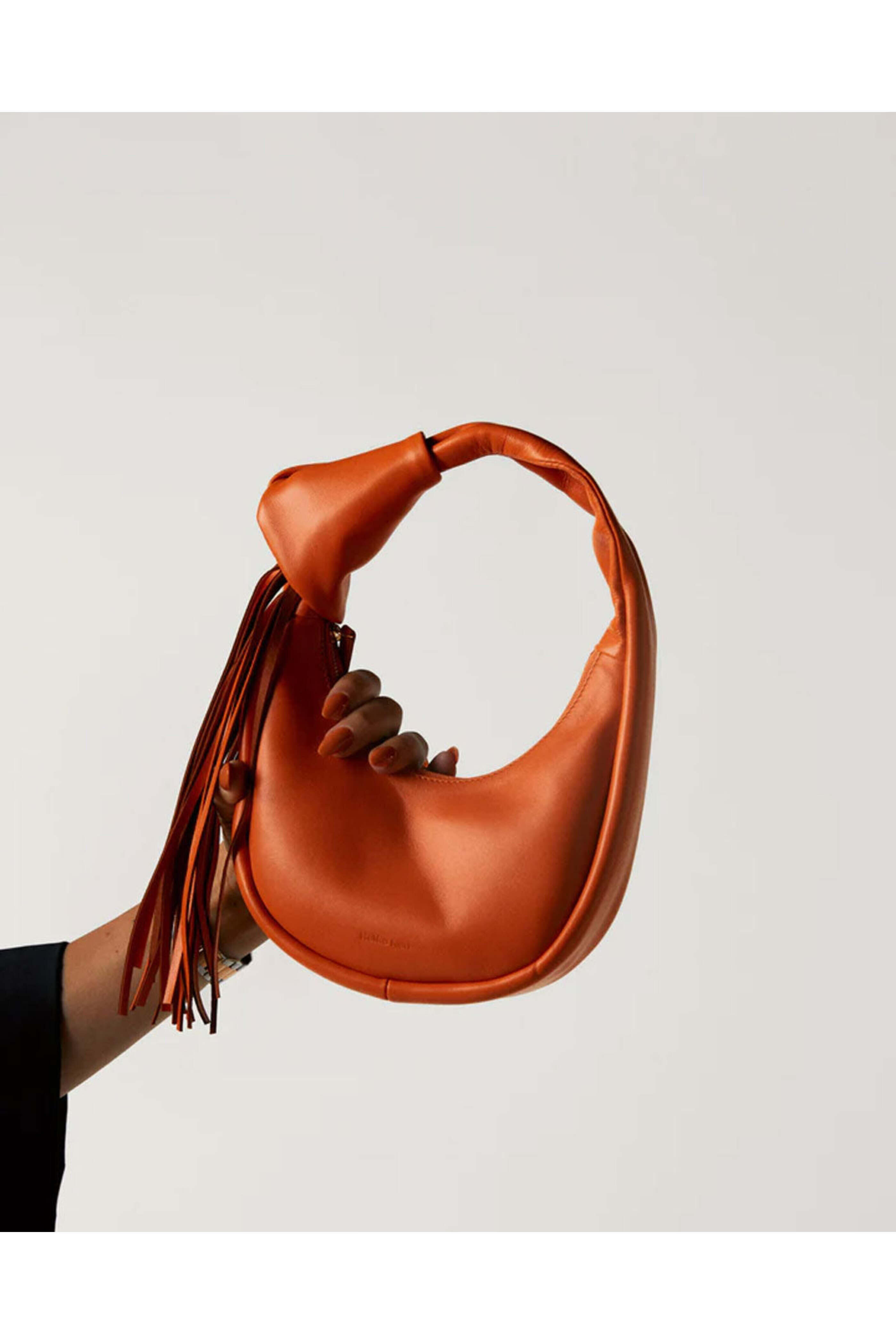 Reike Nen - Mini Knot Tassel Bag in Orange