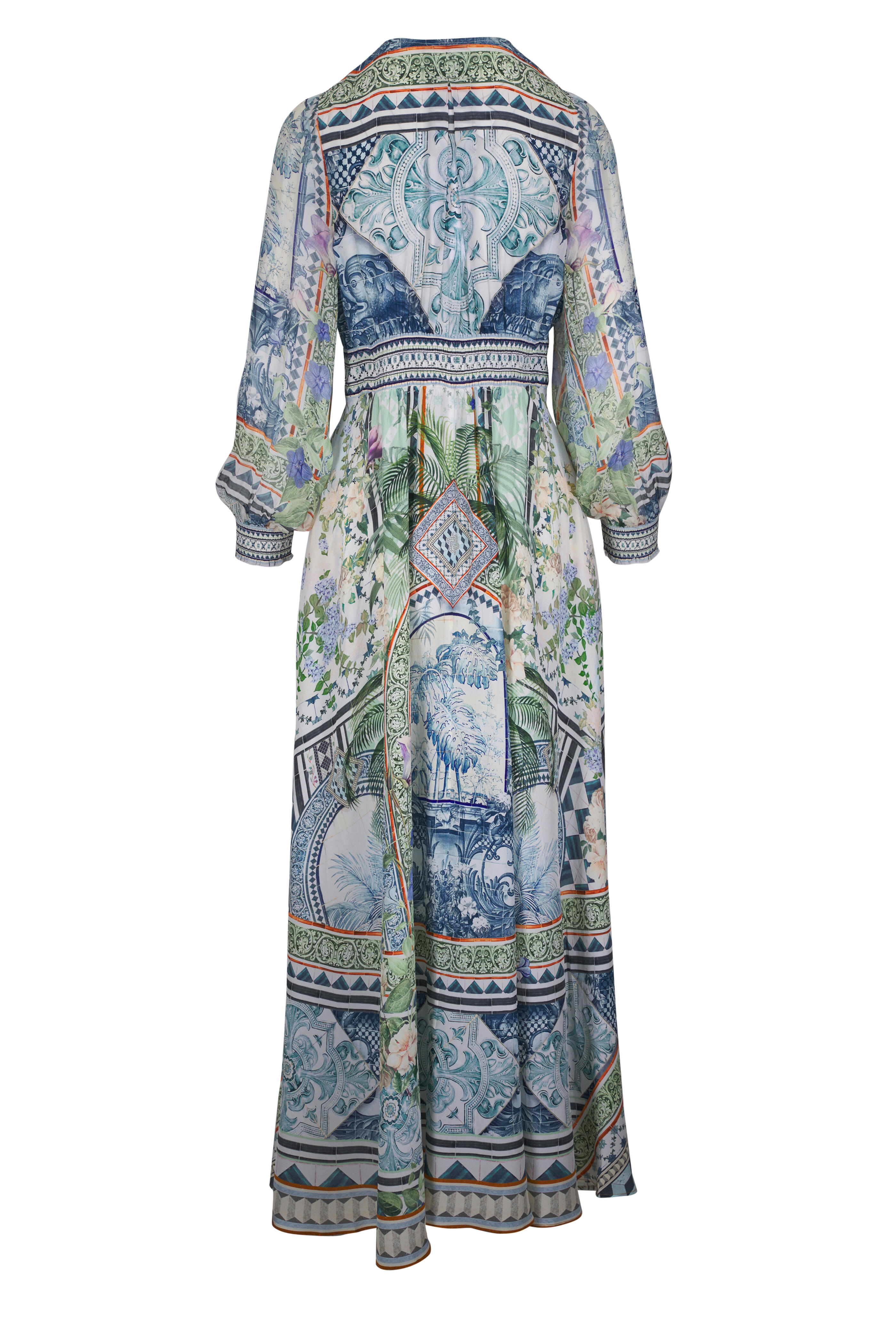 Camilla - Jardim Party Silk Maxi Dress | Mitchell Stores
