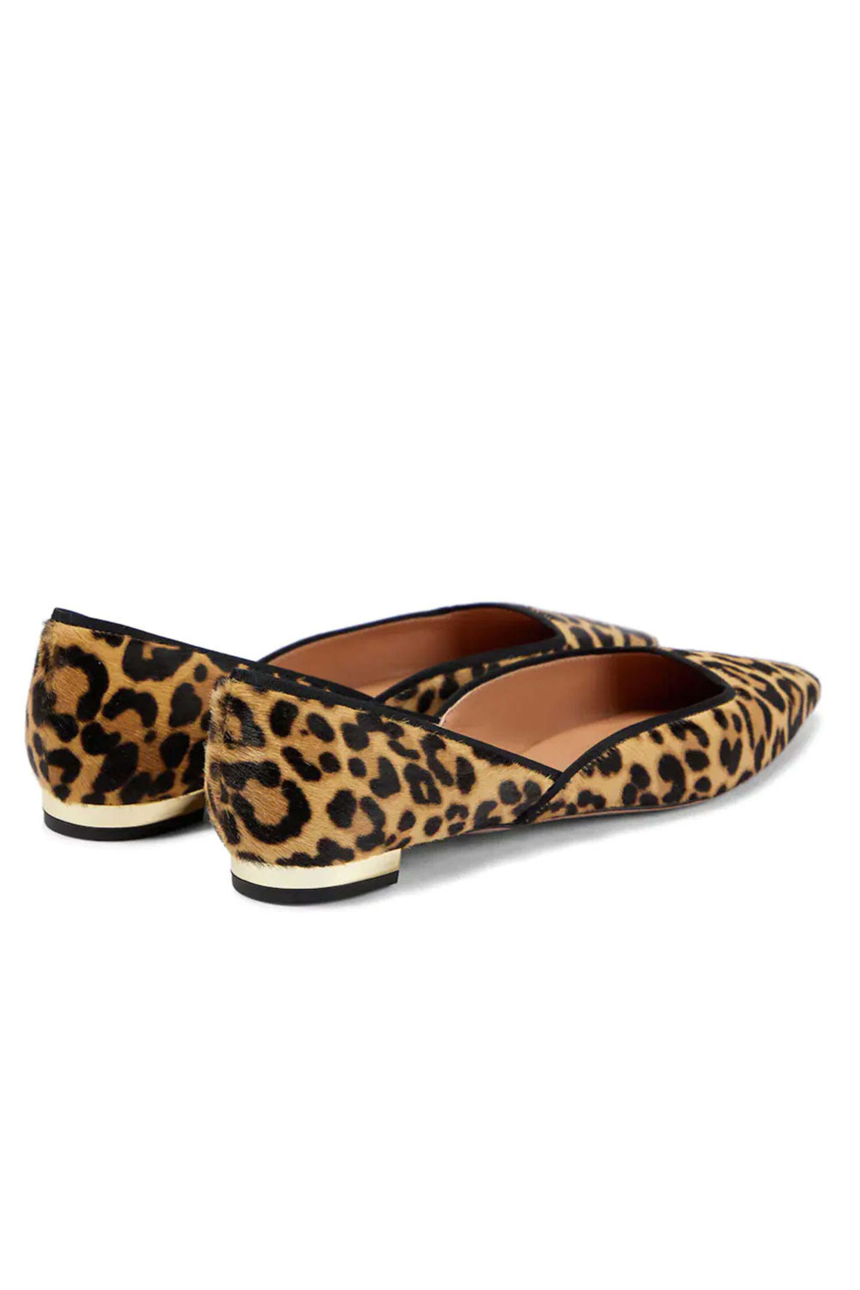 Aquazzura - Maia Flat in Leopard