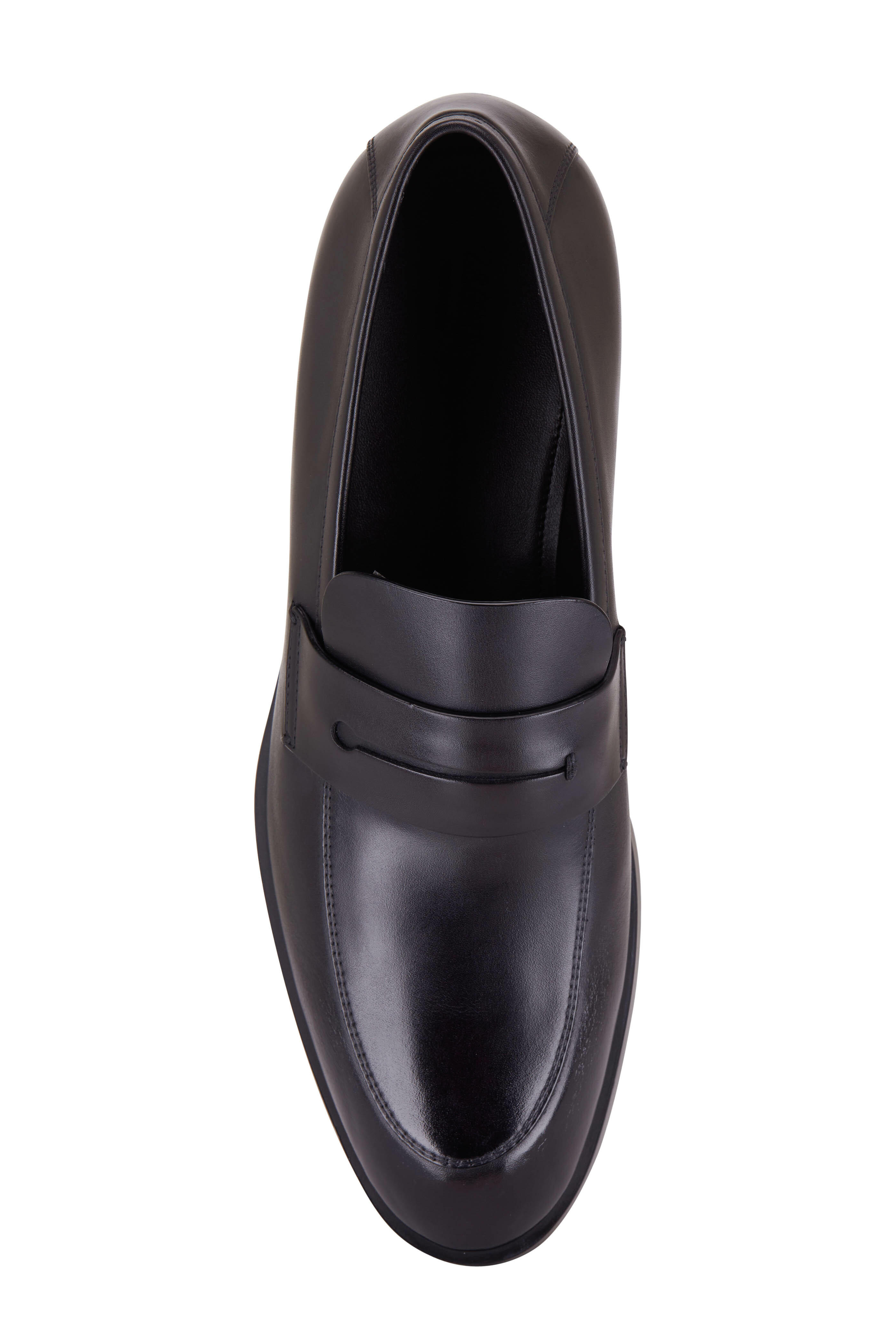 Zegna - Sienna Flex Black Leather Loafer