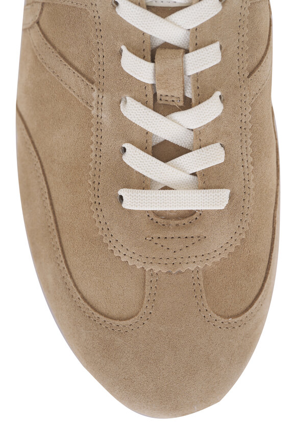 Veronica Beard Riviera Sand Suede Sneaker - view 6