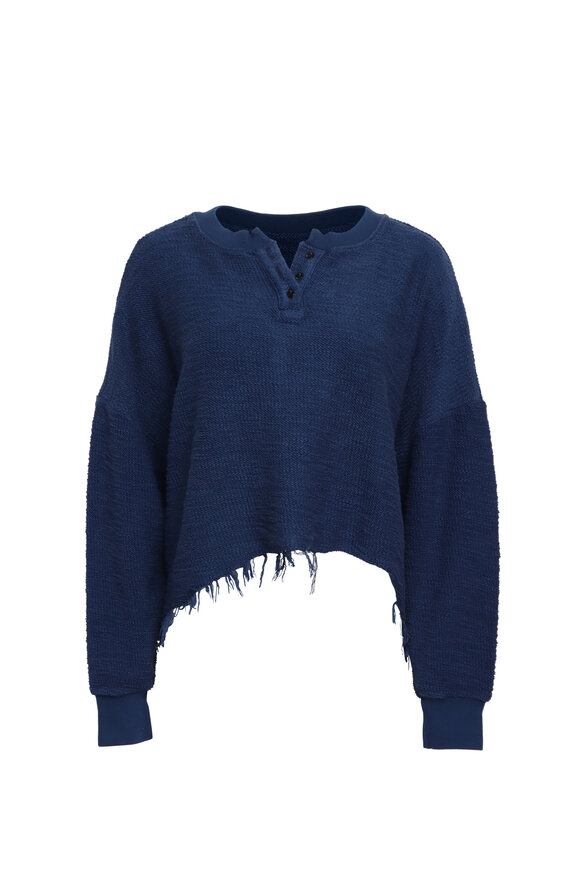 Askk Great Jones Navy Blue Sweatshirt