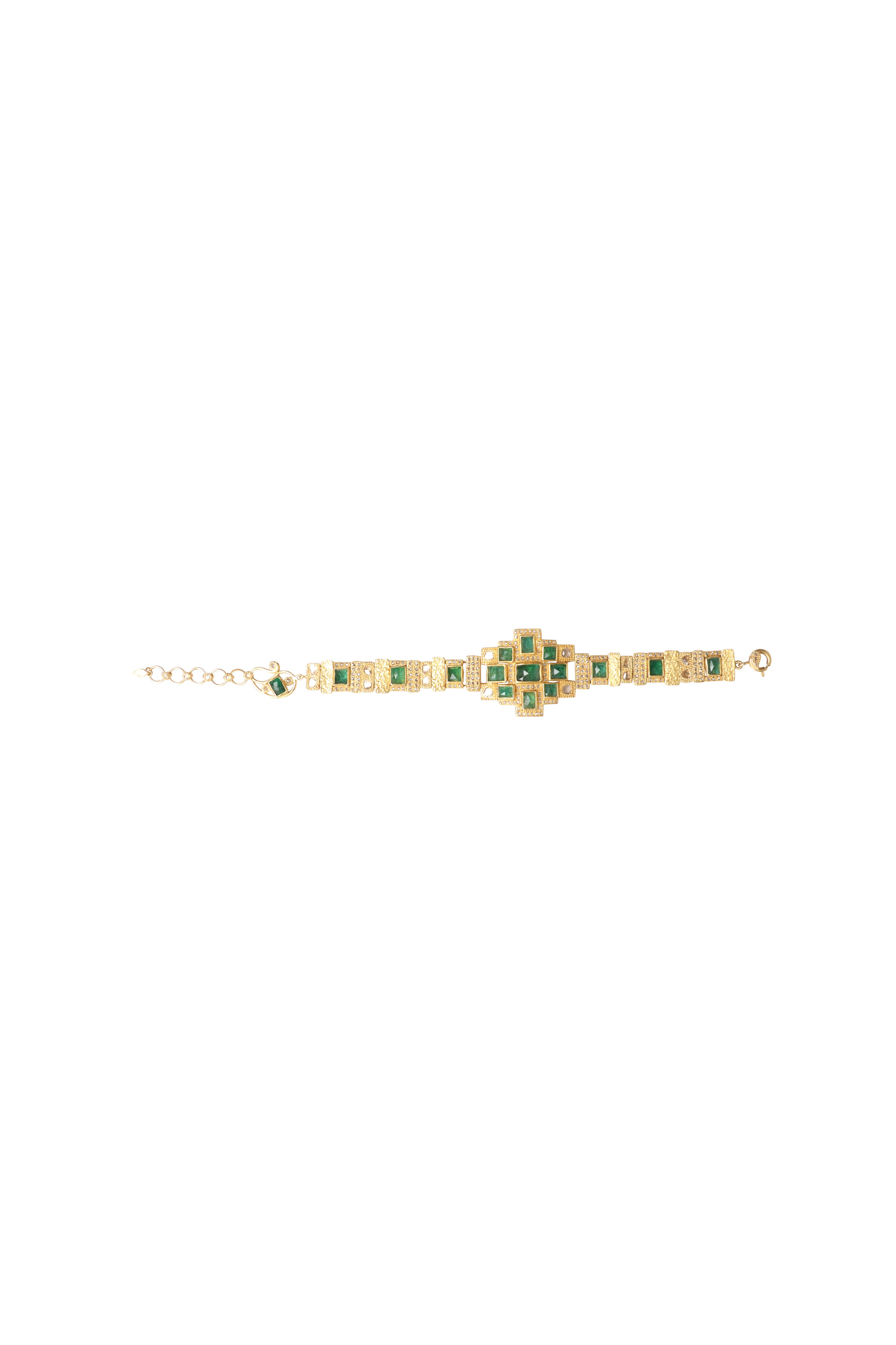Coomi - Emerald Art Deco Watch Bracelet