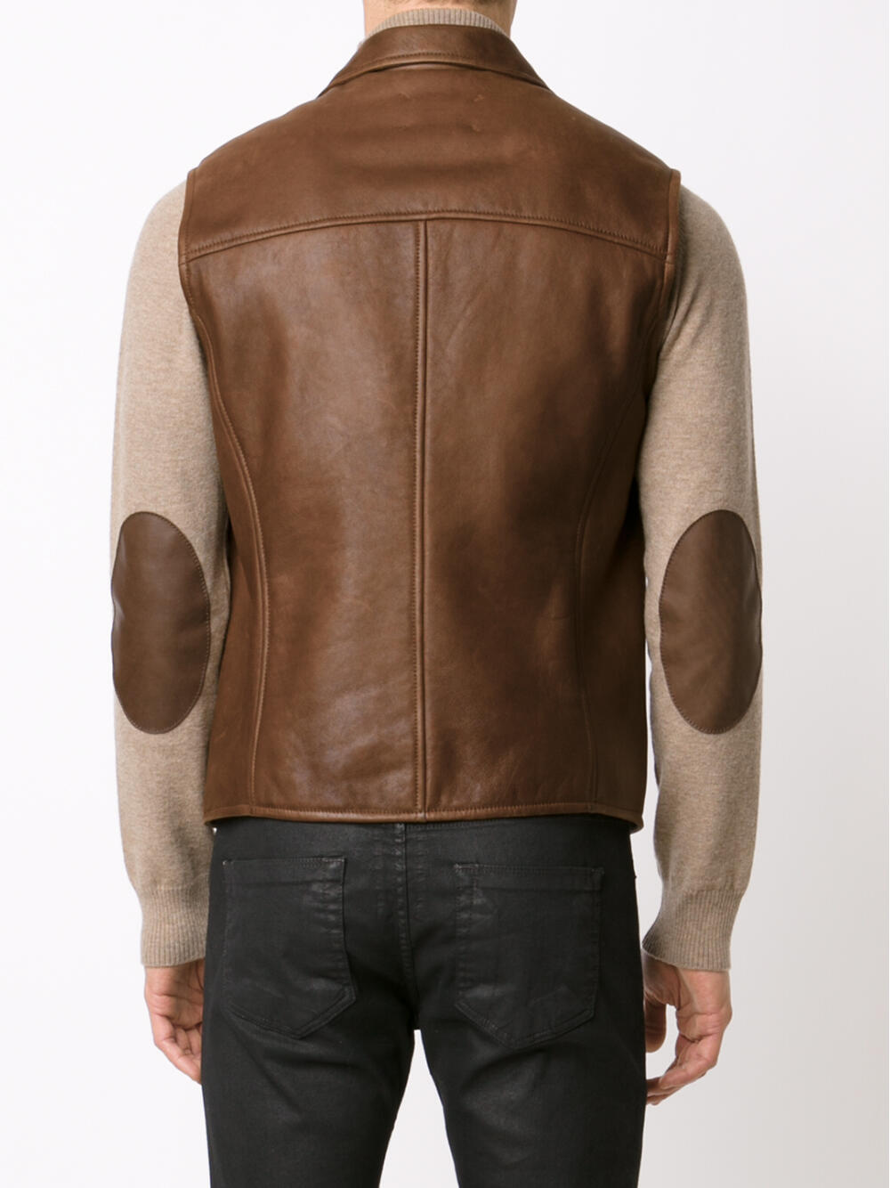 アウターその他 BRUNELLO CUCINELLI Wool blend vest leather belt Brunello Cucinelli Men's Wool Padded Full-Zip Vest | Neiman