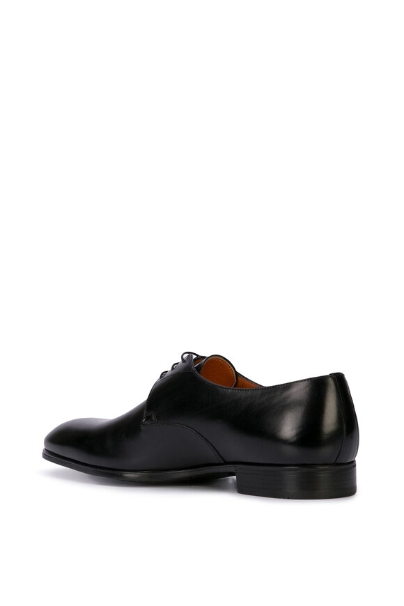 Santoni - Induct Simon Black Leather Oxford 