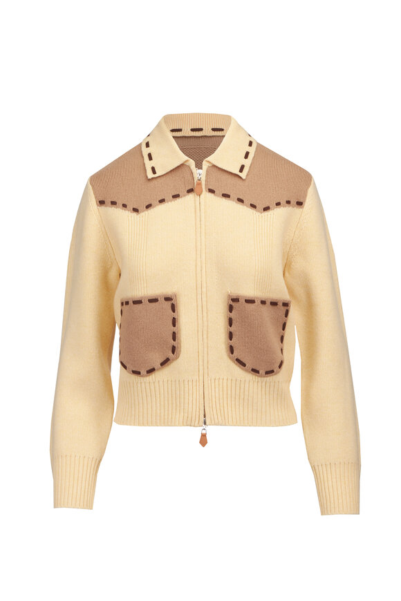 Guest in Residence Saddle Up Butter Camel Jacket - view 1