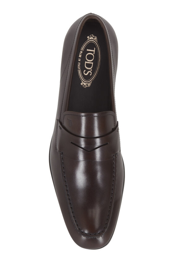 Tod's - Mocassino Dark Brown Leather Penny Loafer