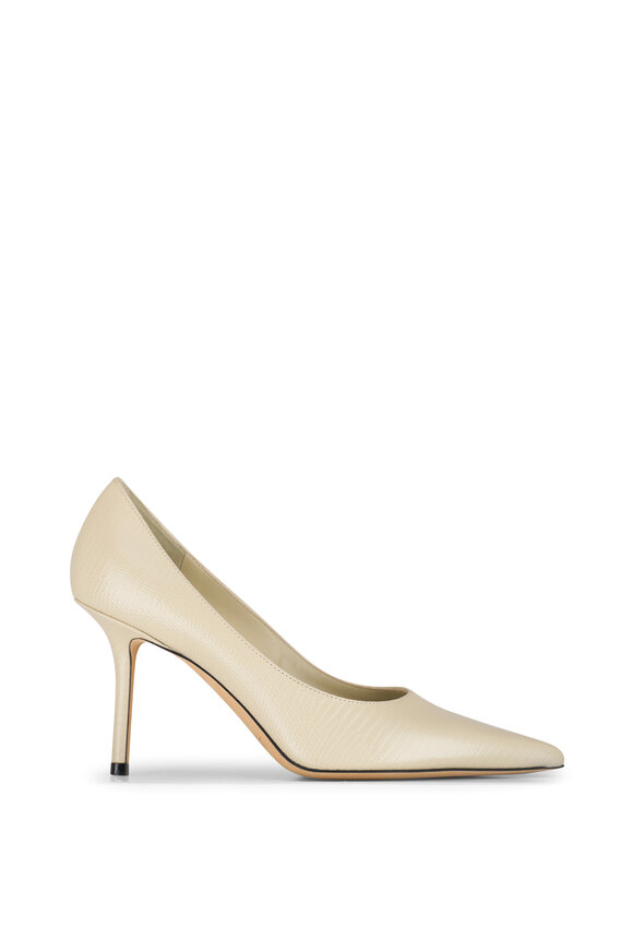 Jimmy Choo - Love Bamboo Printed Leather Pump, 85mm 