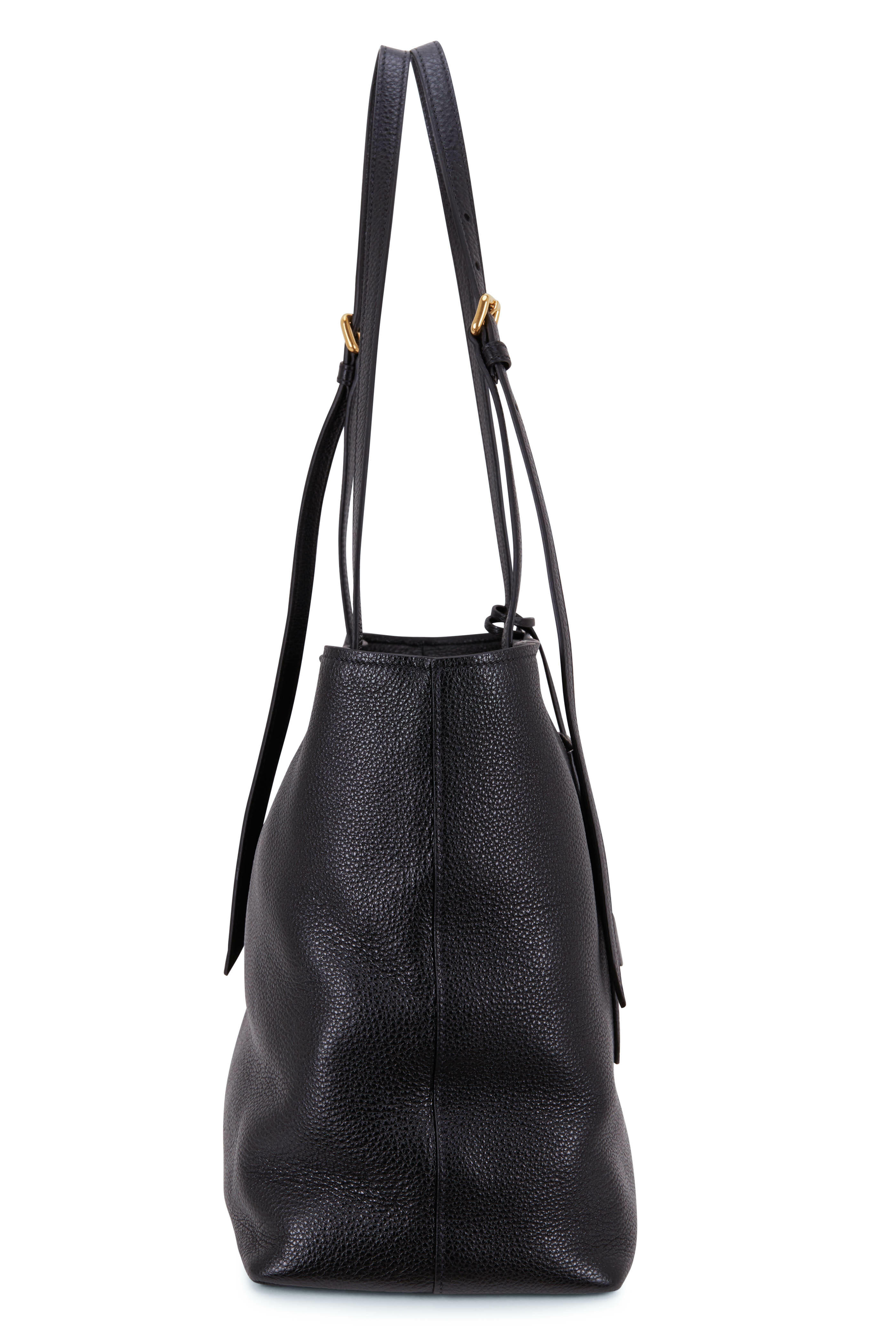 Prada - Black Leather Tote Bag