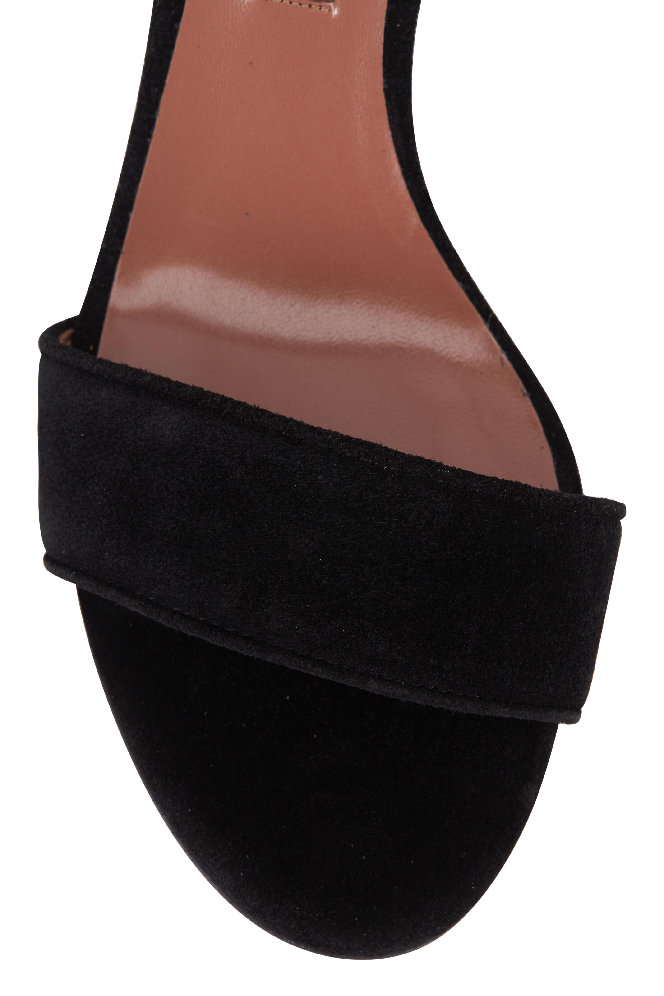Tabitha Simmons - Leticia Black Suede Sandal, 75mm