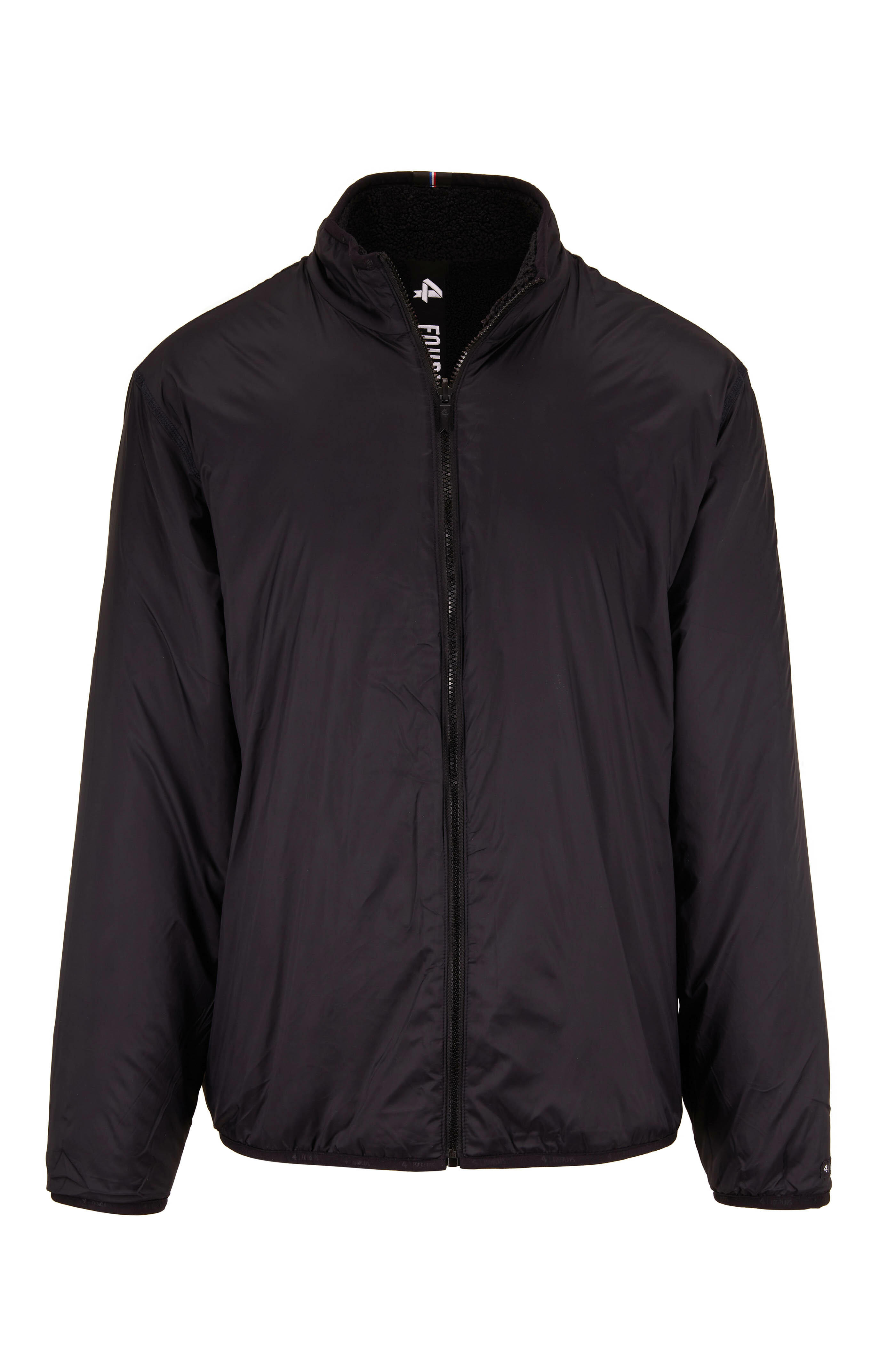 Fourlaps - Black Sherpa Reversible Jacket