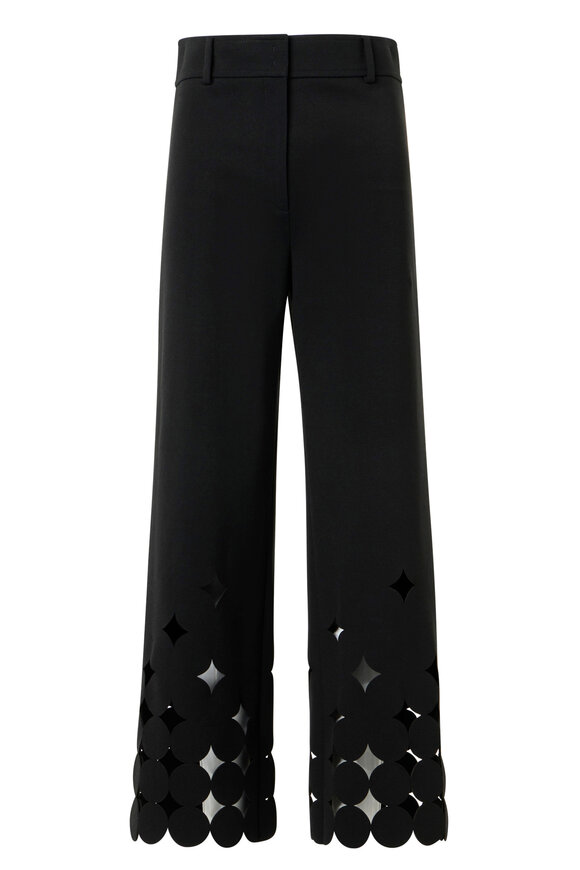 Akris Punto Chieko Cut Out Dot Hem Crop Pant - view 1